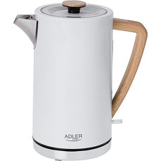 Kettle Adler AD 1347w White Wood 2200 W 1850 W 1,7 L