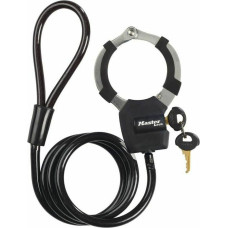 Cable with padlock Master Lock Black