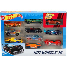 Vehicle Playset Hot Wheels Metal (10 Pcs)