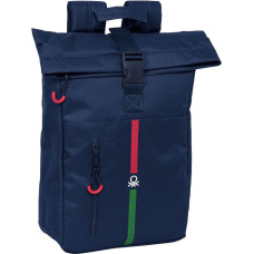 Laptop Backpack Benetton Italy Navy Blue 28 x 42 x 13 cm