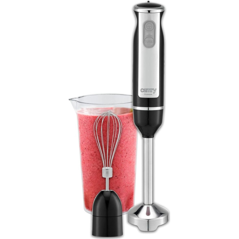 Hand-held Blender Adler 4621 Black Silver 1000 W