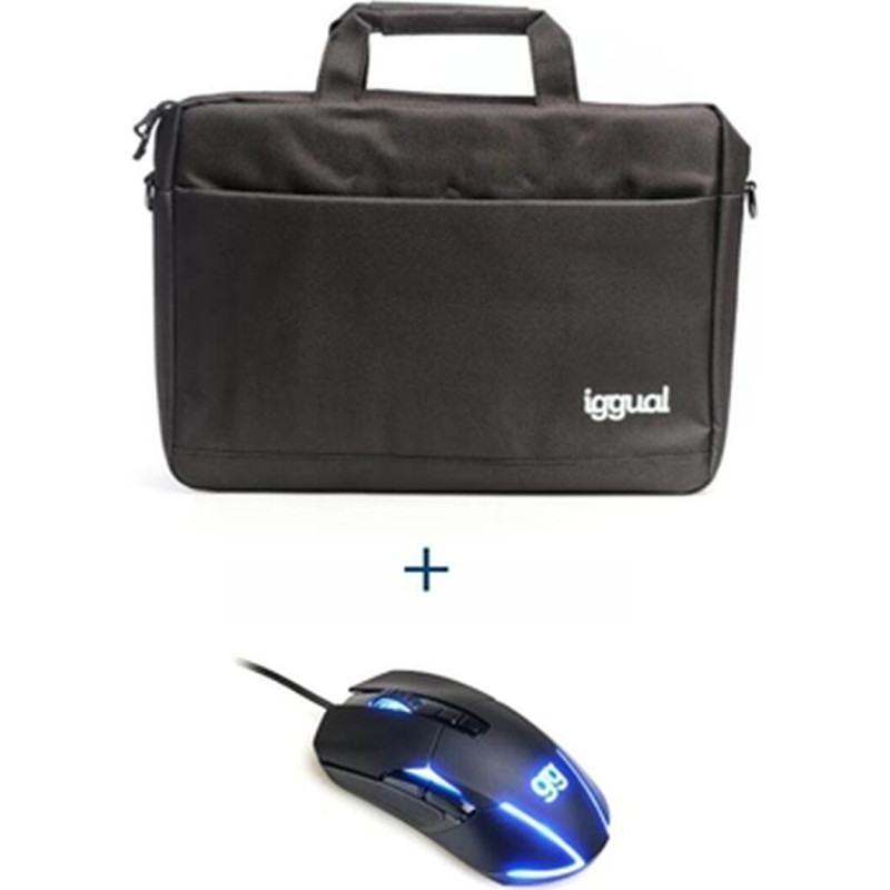 Laptop Case iggual IGG317754+IGG317983 Black 15