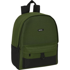 Laptop Backpack Safta Dark Forest Black Green 31 x 40 x 16 cm