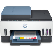 Multifunction Printer HP Impresora multifunción HP Smart Tank 7306, Impresión, escaneado, copia, AAD y Wi-Fi, AAD de 35 hojas; E