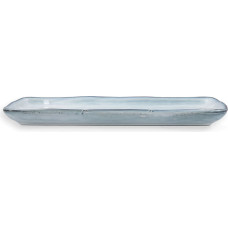 Serving Platter Quid Boreal Blue Ceramic 28 x 14 cm (4 Units) (Pack 4x)