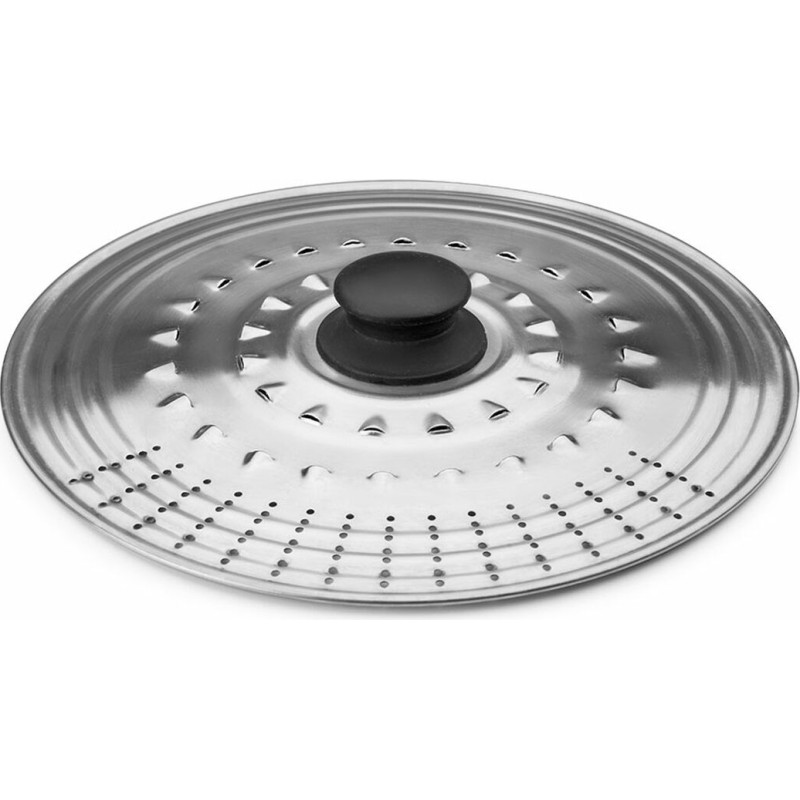 Frying Pan Lid Ibili 714219 Ø 18 cm Silver Metal Stainless steel