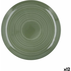 Flat Plate Quid Sicilia Multicolour Bioplastic 25 cm (12 Units)