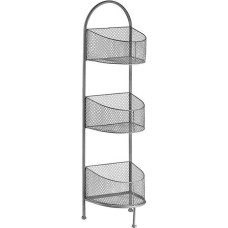 Shelves Silver Metal 21,2 x 97 x 28,5 cm