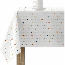 Stain-proof tablecloth Belum 0120-107 White Multicolour 200 x 150 cm Polka dots