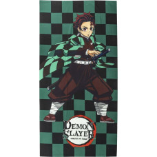 Beach Towel Demon Slayer Green 100 % polyester 70 x 140 cm