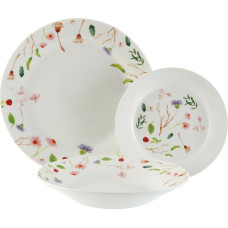 Pusdienas Aprīkojuma Komplekts Versa Sansa Porcelāns 18 Daudzums