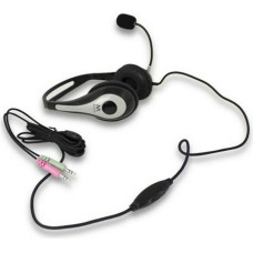 Headphones with Microphone Ewent EW3562 Black