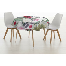 Stain-proof tablecloth Belum 0318-105 Multicolour Ø 180 cm Flowers