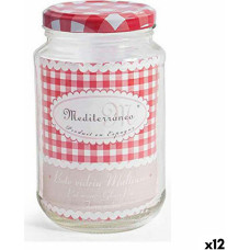 Glass Jar Mediterraneo A-370 Multi-use Glass 370 ml 7,2 x 12 cm (12 Units)