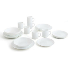 Tableware Luminarc Zelie White Glass (25 x 20 x 19 cm) (24 pcs)