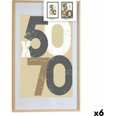 Photo frame 62,5 x 2,5 x 92,5 cm Natural Plastic MDF Wood (6 Units)