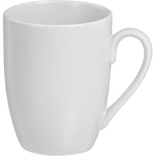 Set of 6 Cups Caison White Porcelain 350 ml Matte finish