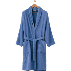 Dressing Gown Paduana Blue 450 g/m² 100% cotton