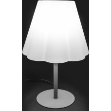 lampa Abbey Balts Pelēks 23 W E27 220 V 39 x 39 x 60 cm