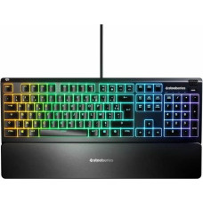 Mehāniska tastatūra SteelSeries APEX 3 Melns Francūzis AZERTY