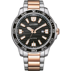 Citizen Eco-Drive sporta vīriešu pulkstenis AW1524-84E + BOX