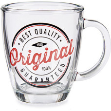 Mug Original Transparent Glass (320 ml) (6 Units)