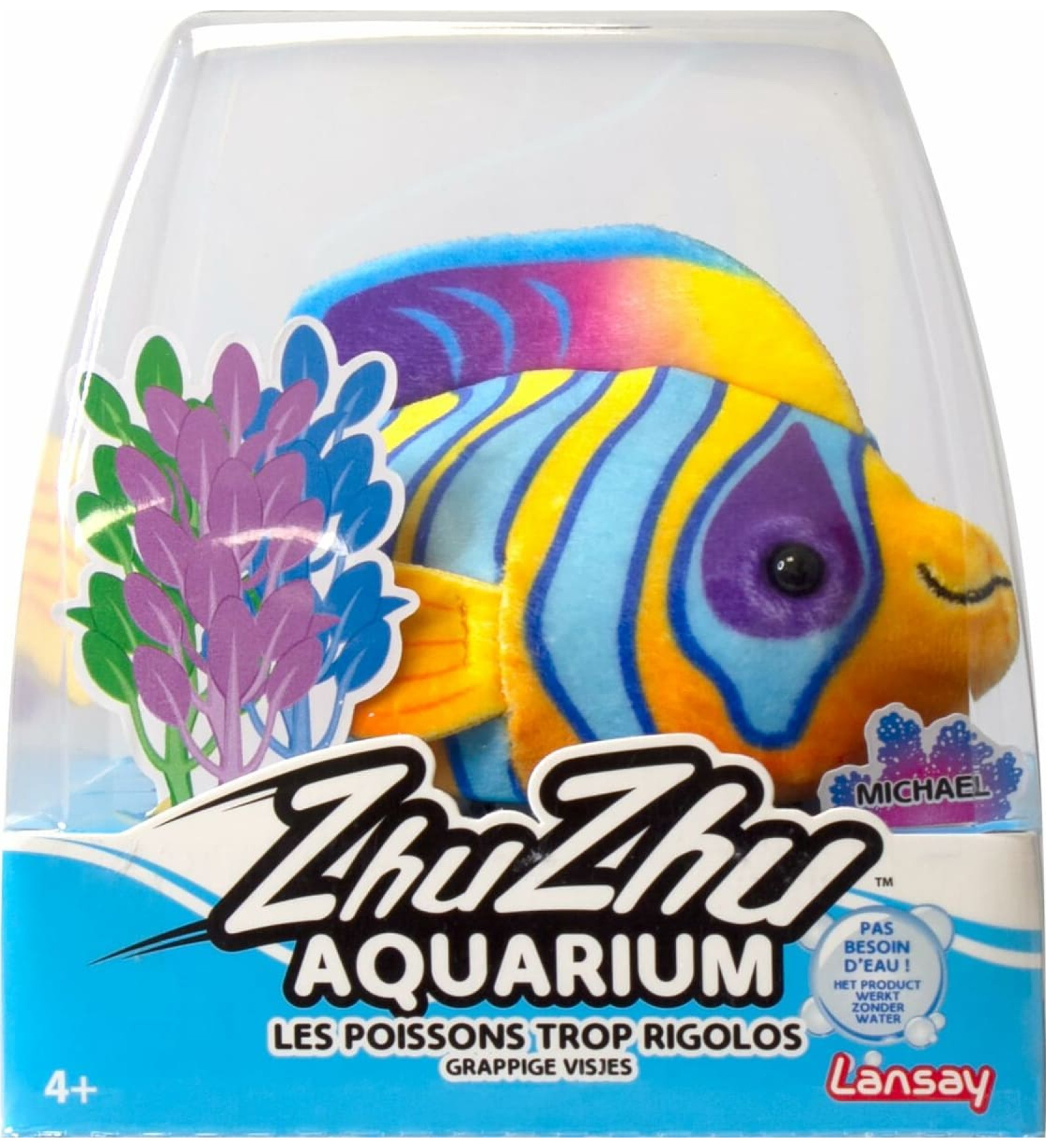 Rotaļlieta Lansay Zhu Zhu Aquarium Crystal Le Poisson Ange Royal