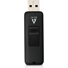 Micro SD Memory Card with Adaptor V7 Black 16 GB