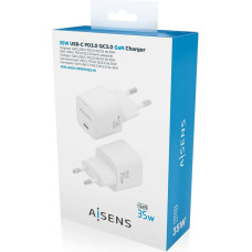 Wall Charger Aisens ASCH-35W1P022-W White 35 W (1 Unit)