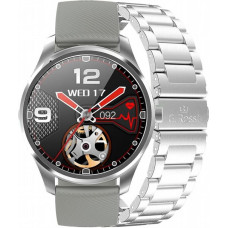 G. Rossi SMARTWATCH MEN SW012-3 sudraba/pelēka + papildu ROKEŠA (sg007c)