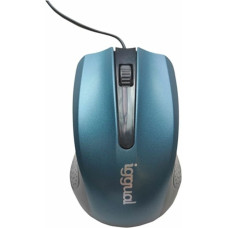 Mouse iggual ERGONOMIC-RL 800 dpi Blue Black/Blue