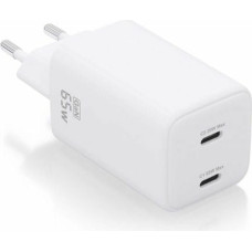 Wall Charger Aisens ASCH-65W2P039-W White 65 W (1 Unit)