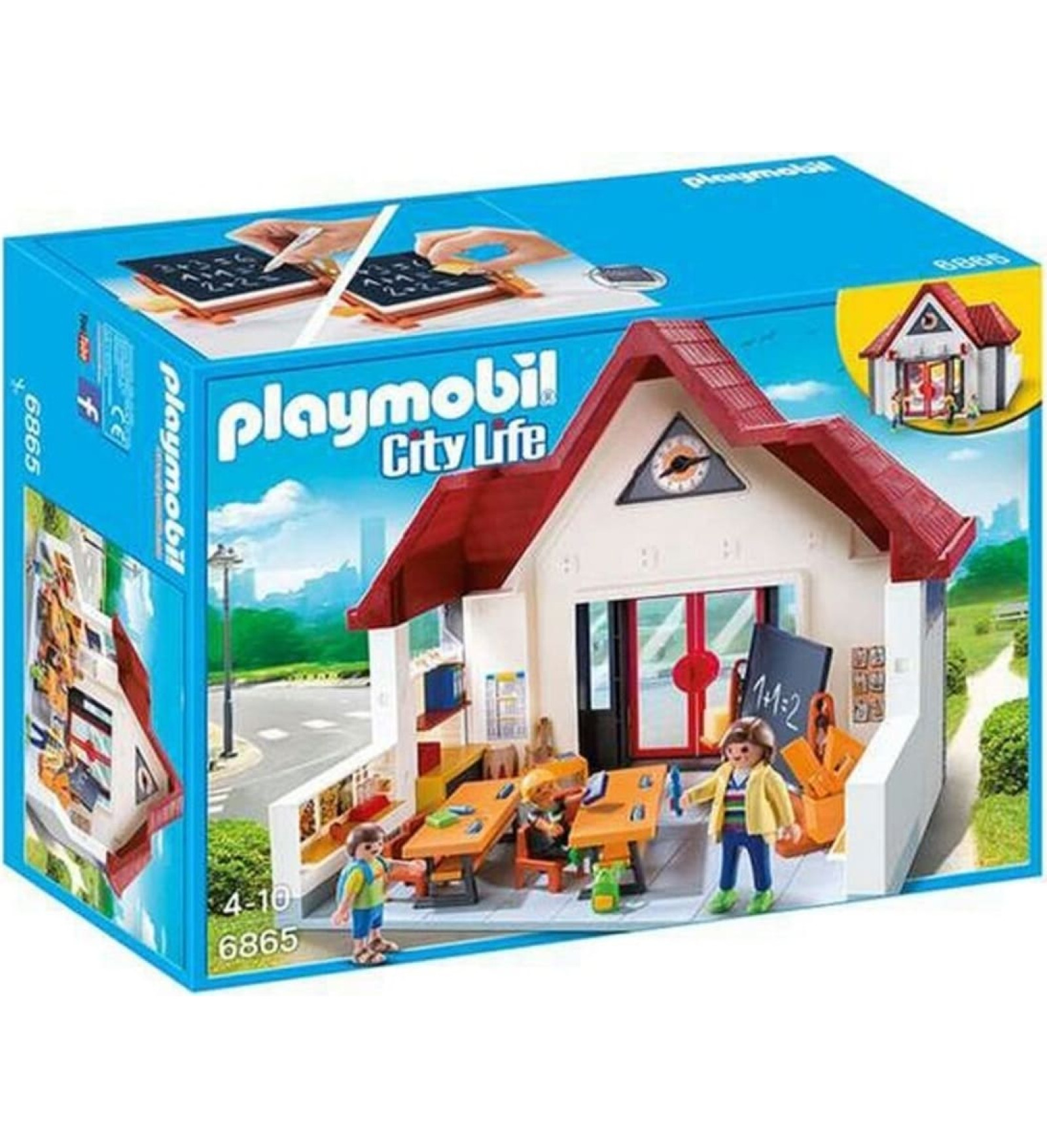 Playset Playmobil 6865 - City Life - School with Classroom