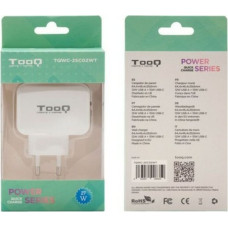 USB Wall Charger TooQ TQWC-2SC02WT White 27 W