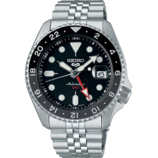 Seiko VYRIŠKAS LAIKRODIS SSK001K1 GMT AUTOMATIC WR100 + DĖŽĖ