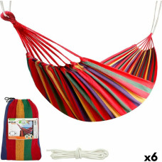 Hammock Aktive Orange 200 x 0,4 x 100 cm (6 Units)