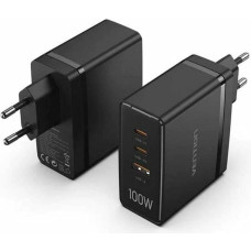 Wall Charger Vention FEGB0-EU Black 100 W (1 Unit)