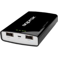 Power Bank approx! APPPB78EVBK 7800 mAh 2 x USB Micro USB 5 V 1-2 A Black