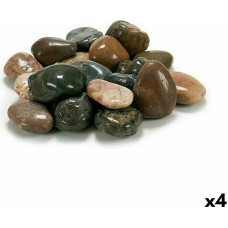 Decorative Stones Grey Brown 3 Kg (4 Units)