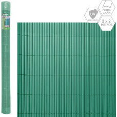 Garden Fence Green PVC Plastic 1 x 300 x 200 cm