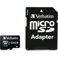 Micro SD Memory Card with Adaptor Verbatim 44085