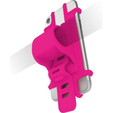 Bike Phone Holder Celly EASYBIKEPK Pink Silicone