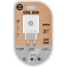 Wall Charger Tech One Tech USB-C White 20 W