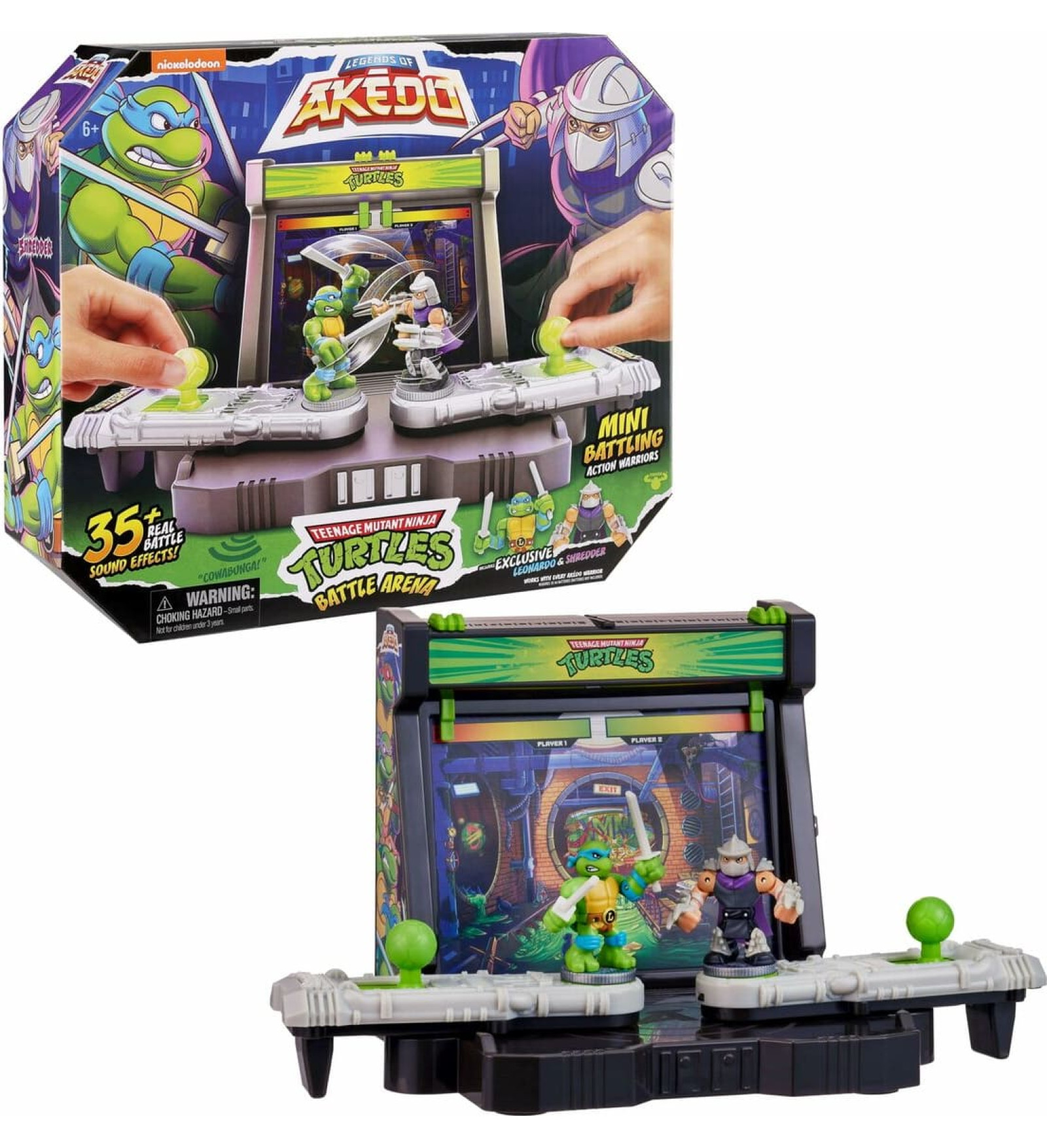 Kaujas stadions Teenage Mutant Ninja Turtles Legends of Akedo: Leonardo vs Shredder