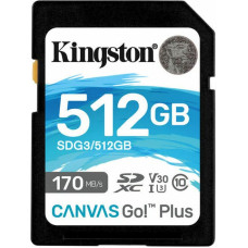 Micro SD Memory Card with Adaptor Kingston SDG3/512GB