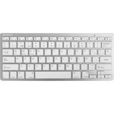 Klaviatūra Silver HT Teclado Inalámbrico Colors Edition - Blanco Spāņu Qwerty Sudrabains