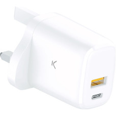 Wall Charger KSIX GaN White 20 W