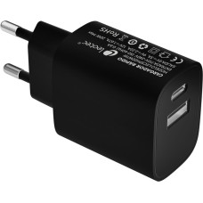 Wall Charger LEOTEC PD 20 W Black Multicolour