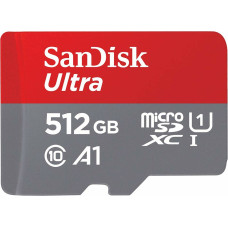 Micro SD Memory Card with Adaptor SanDisk Ultra 512 GB