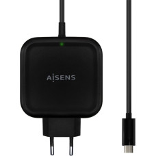 Wall Charger Aisens ASCH-1PD65WL-BK Black 65 W (1 Unit)